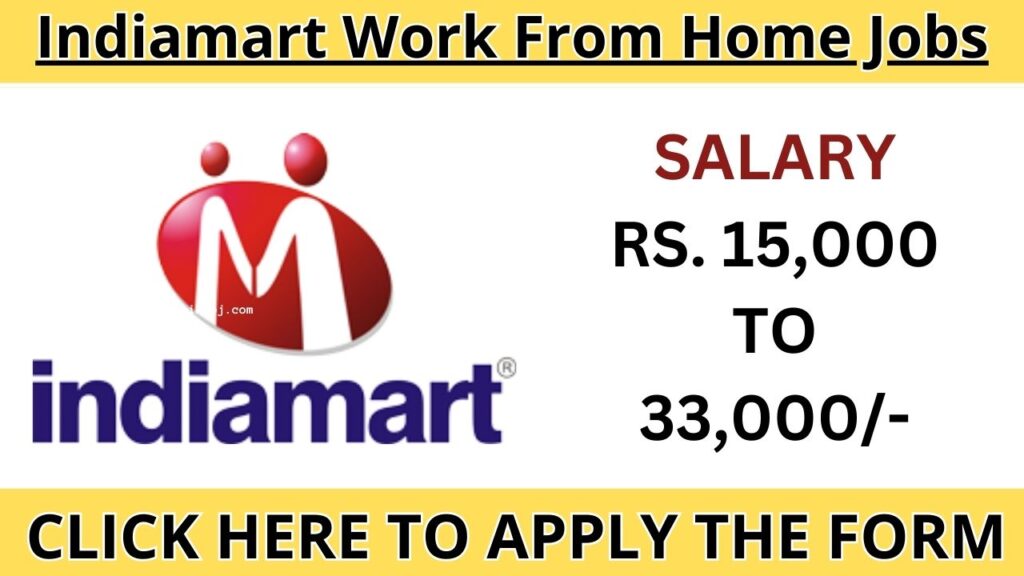 Indiamart Work From Home Jobs