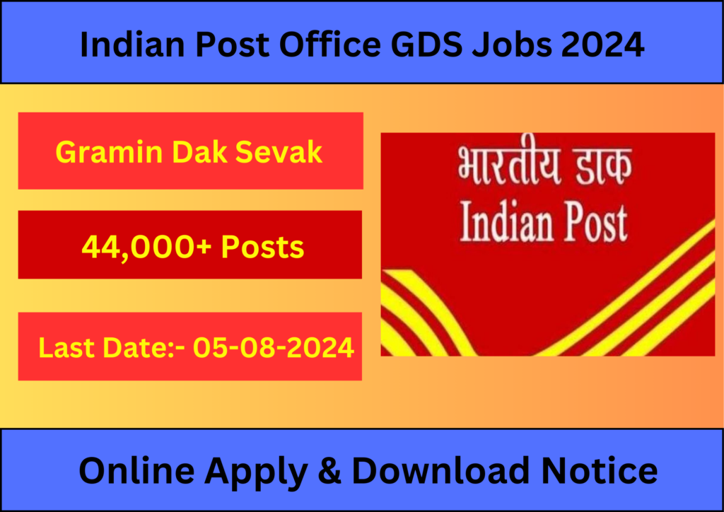 India Post GDS Recruitment 2024: 44000+ Posts