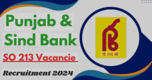 Punjab and Sind Bank Recruitment 2024